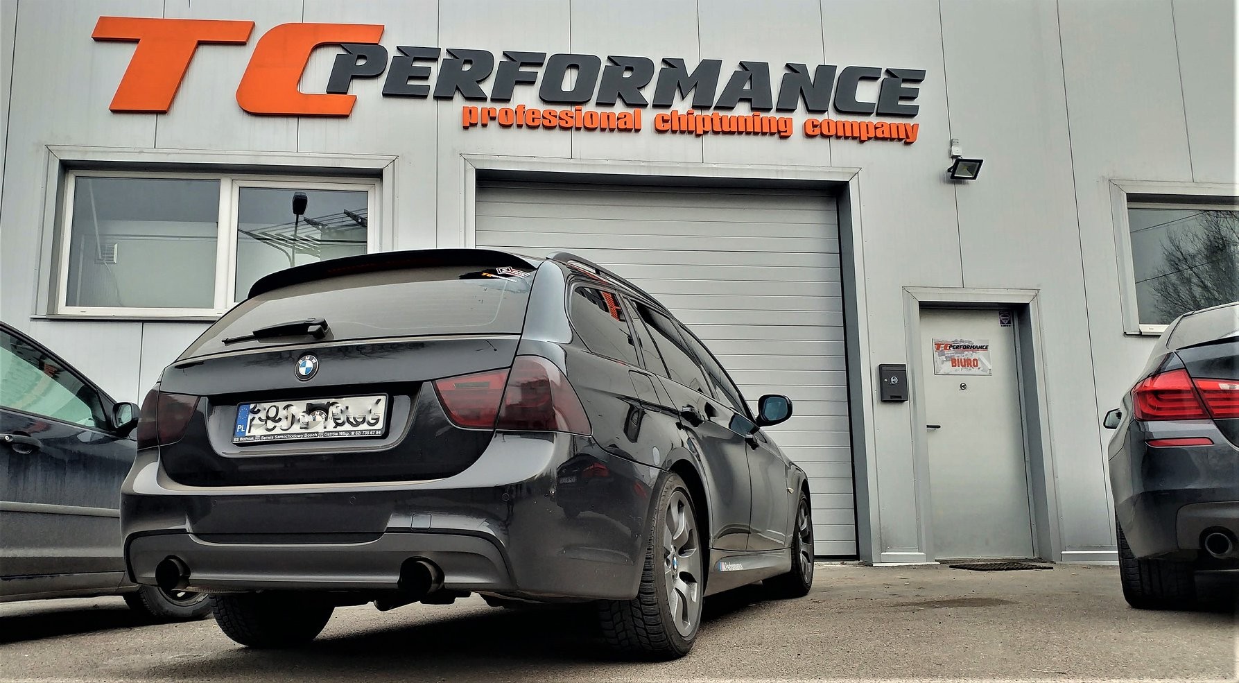 Tuning BMW 330d Touring E91, front
